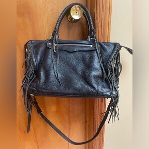 Rebecca Minkoff Black Genuine Leather Bag. Good Condition.
